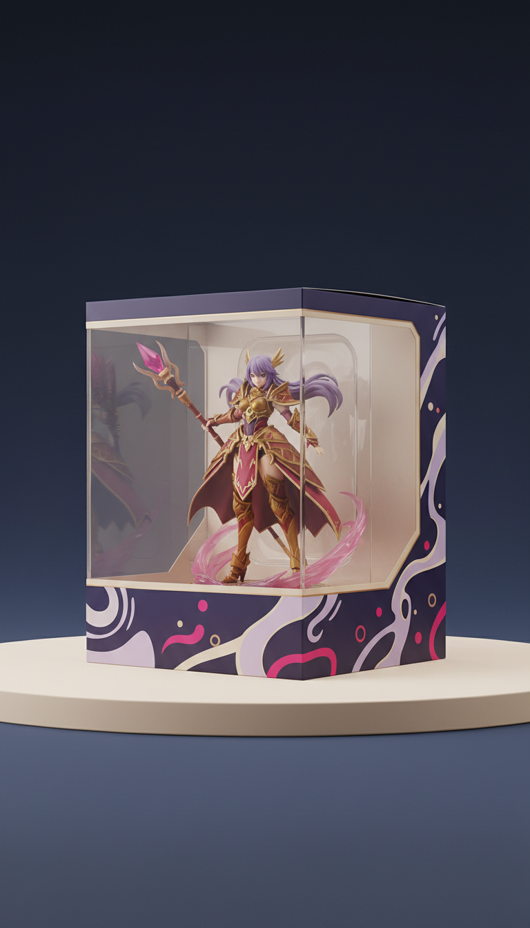 Exclusive boxed resin anime character statue