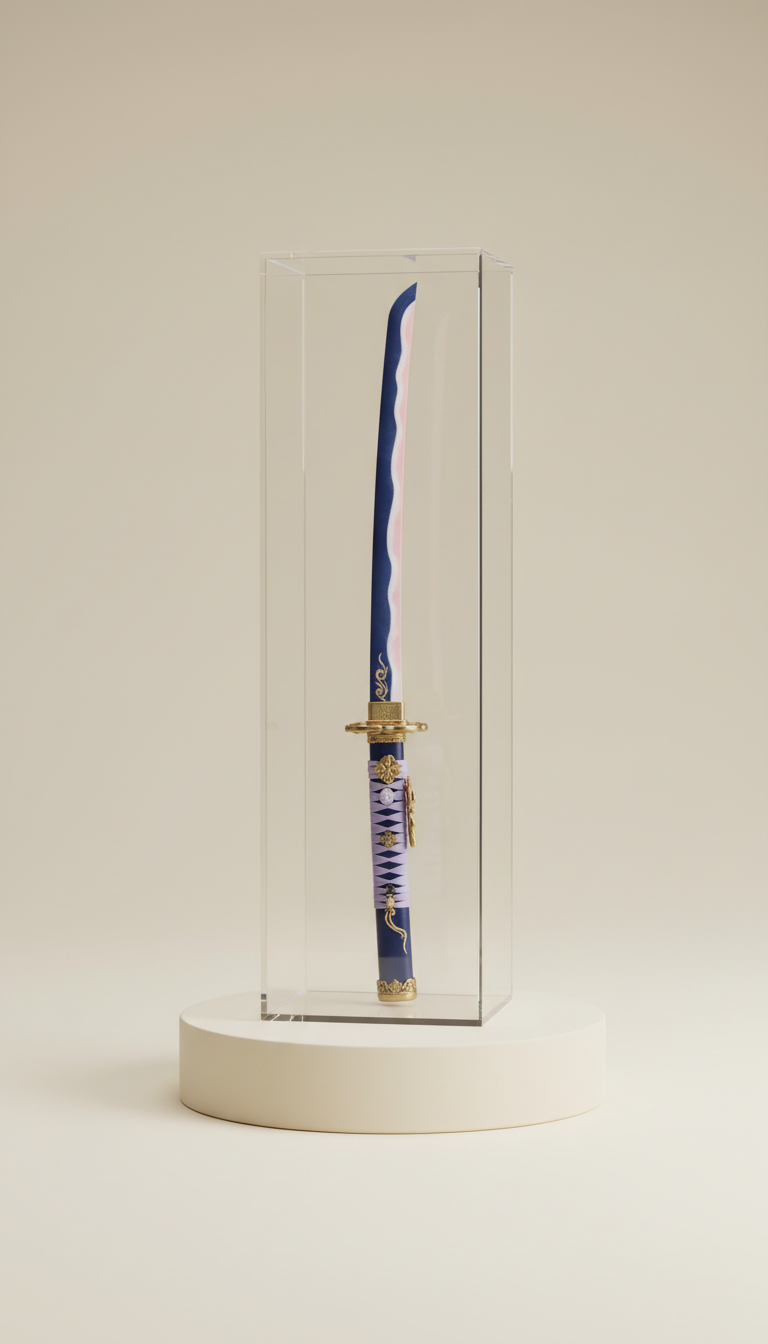 Licensed anime cosplay katana prop