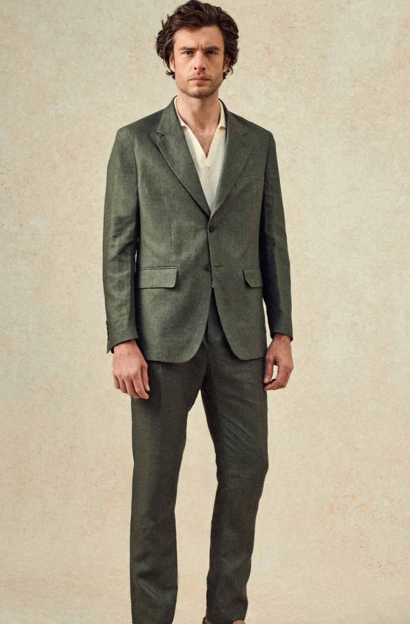 Veste de costume Alois - Khaki