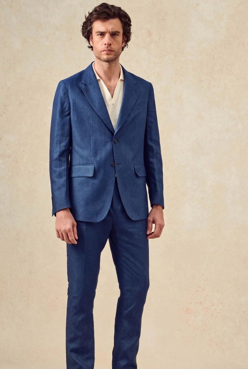 Veste de costume Alois - Océan