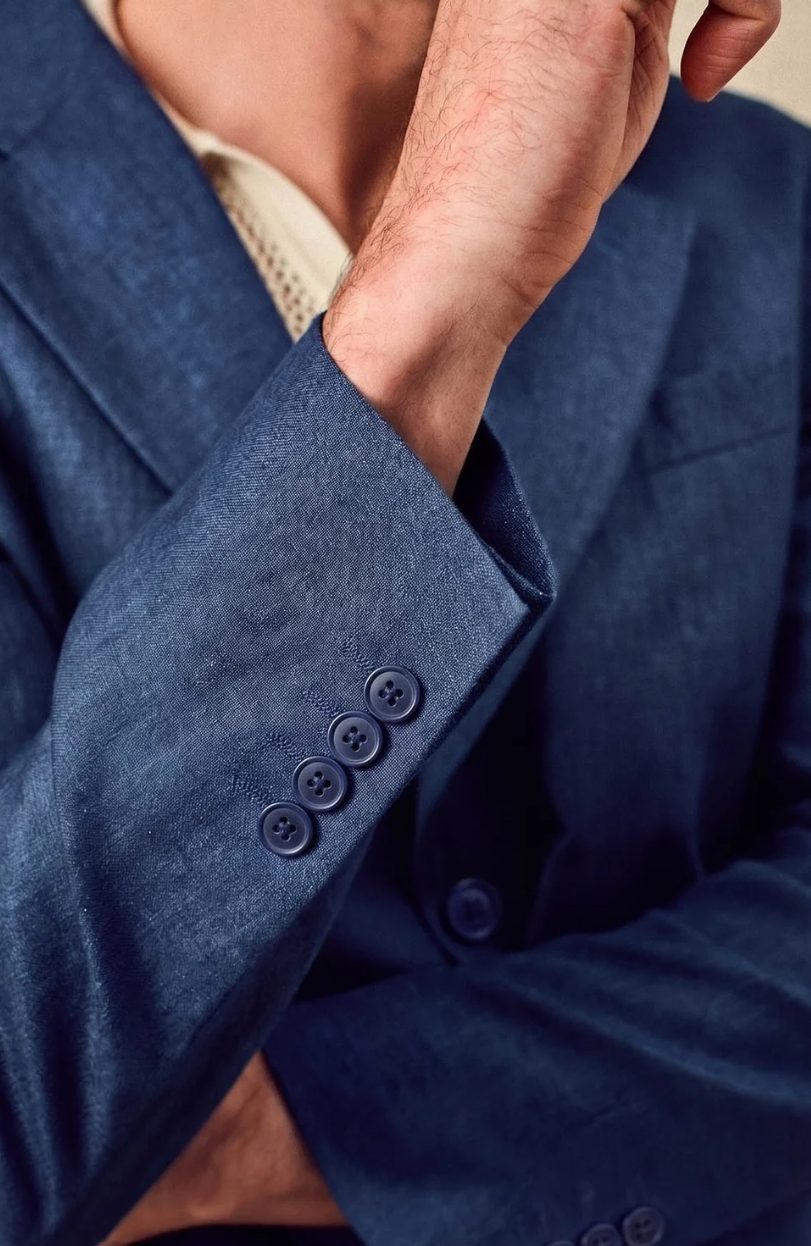 Veste de costume Alois - Océan