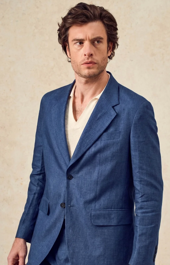 Veste de costume Alois - Océan