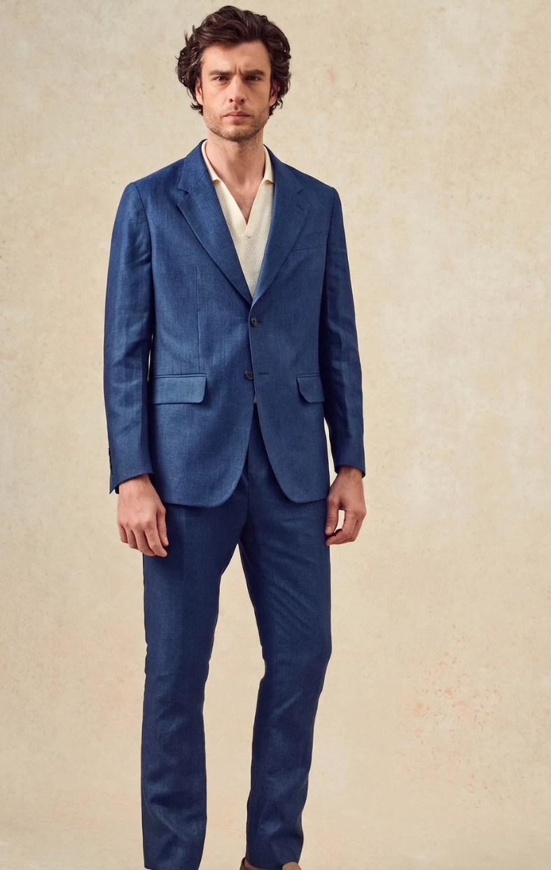 Pantalon de costume Laslo - Océan