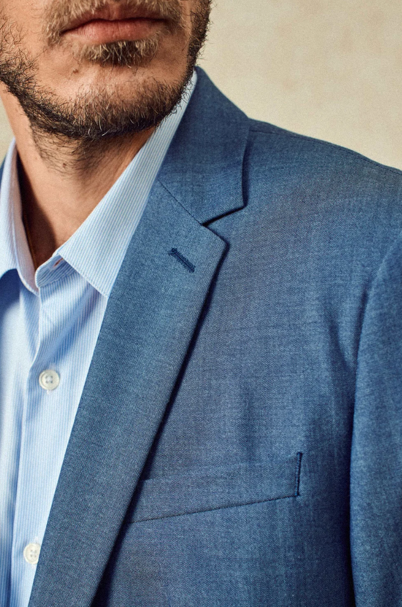 Veste de costume Gekko - Blue Melanged