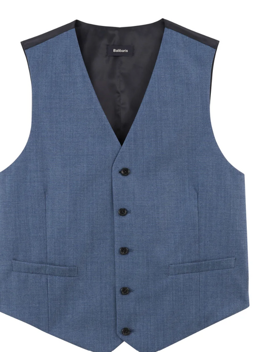 Gilet de costume Gekko - Blue Melanged